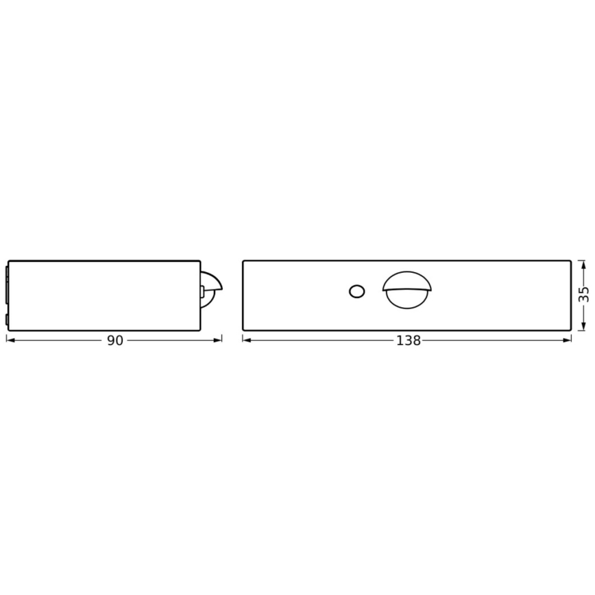 Ledvance - LED Solarna zidna svjetiljka sa senzorom ENDURA SOLAR LED/3W/4,2V IP65