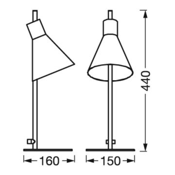 Ledvance - LED Stolna lampa DECOR TOKIO LED/5W/230V