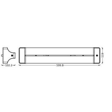 Ledvance - LED Stropna svjetiljka OFFICE LINE LED/24W/230V 60 cm