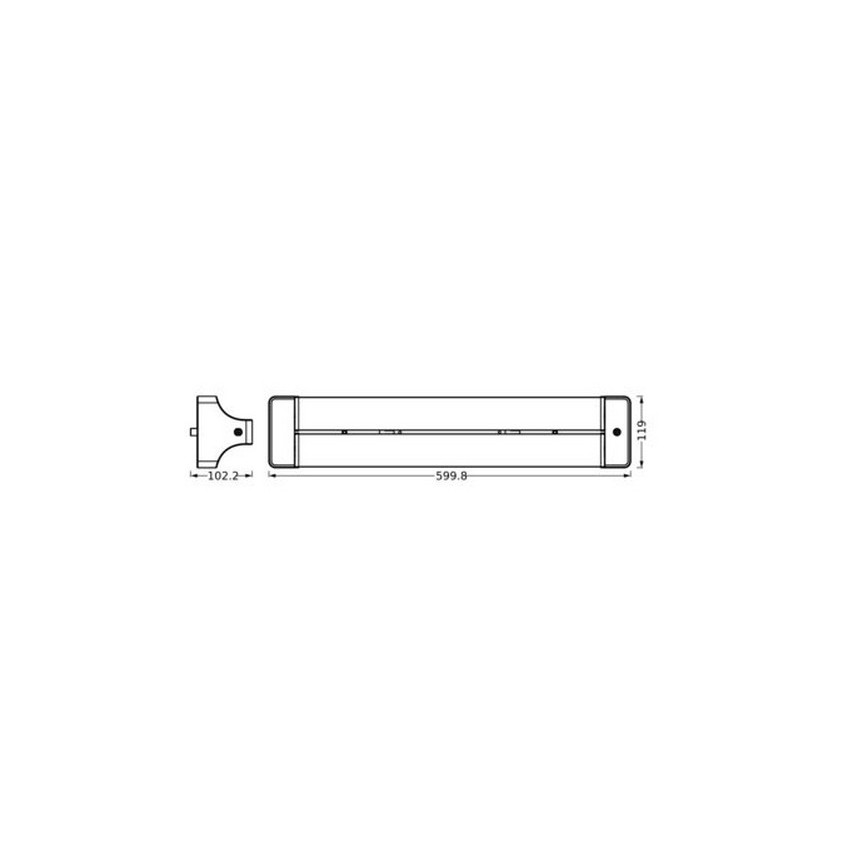 Ledvance - LED Stropna svjetiljka OFFICE LINE LED/24W/230V 60 cm