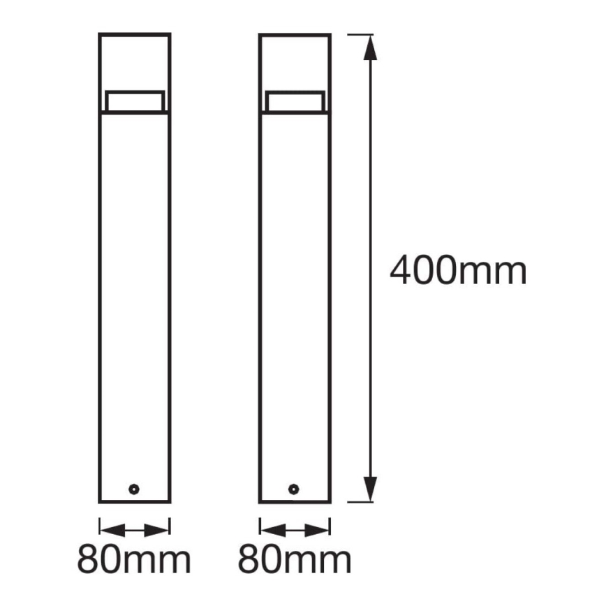 Ledvance - LED Vanjska lampa CRYSTAL 1xLED/4,5W/230V IP44 40 cm