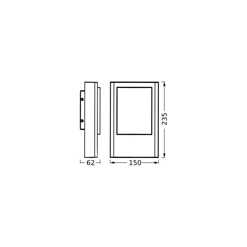 Ledvance - LED Vanjska zidna svjetiljka ENDURA STYLE LED/12,5W/230V IP44