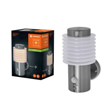 Ledvance - LED Vanjska zidna svjetiljka sa senzorom ENDURA RONDO LED/9,5W/230V IP44 krom