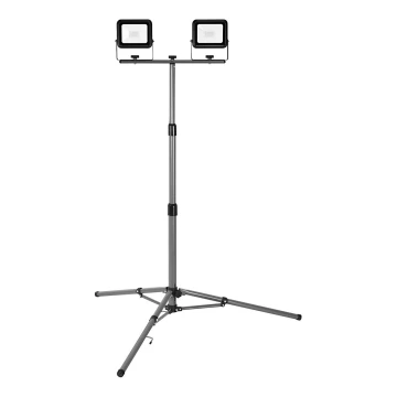 Ledvance - LED Vanjski reflektor sa stalkom WORKLIGHT TRIPOD 2xLED/20W/230V 6500K IP65