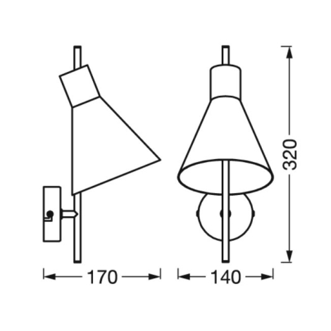 Ledvance - LED Zidna lampa DECOR TOKIO LED/5W/230V
