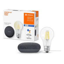 Ledvance - Pametni zvučnik Google Nest Mini + LED Prigušiva žarulja SMART+ A60 E27/60W/230V