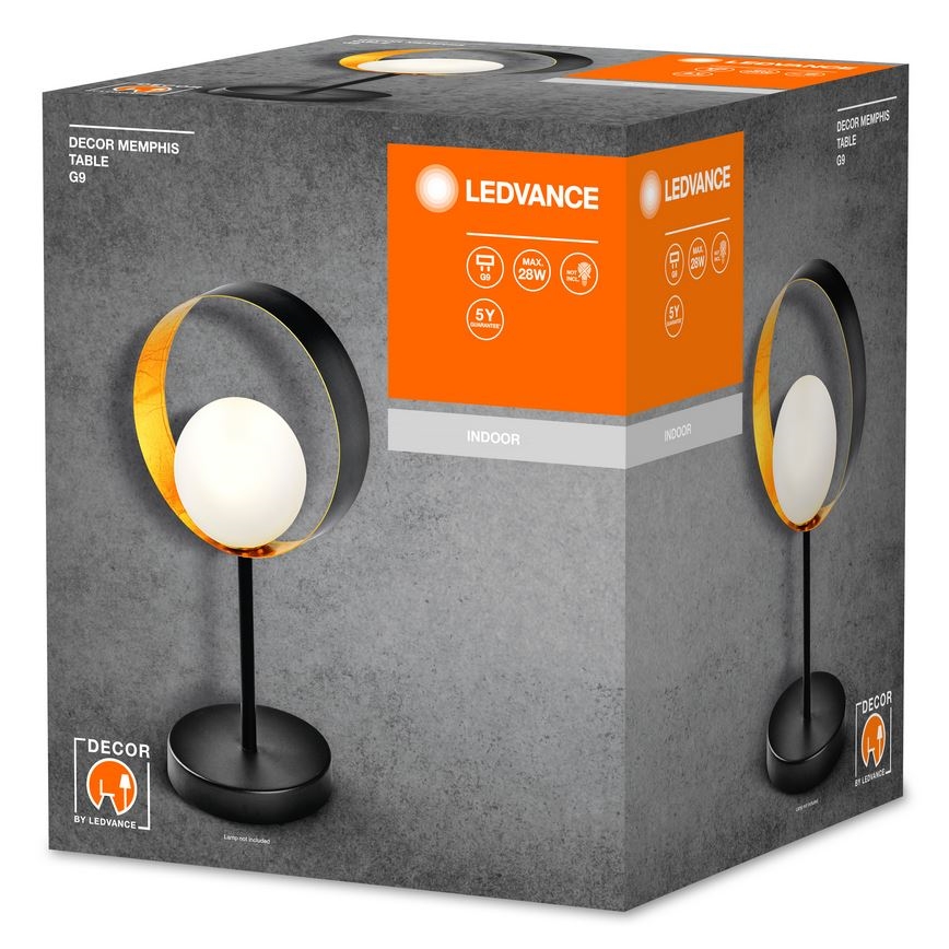 Ledvance - Stolna lampa DECOR MEMPHIS 1xG9/28W/230V