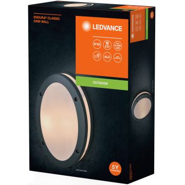 Ledvance - Vanjska zidna svjetiljka ORBI 2xE27/18W/230V IP65