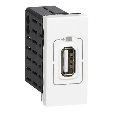 Legrand 77591 - Punjač MOSAIC USB 1M 5V/230V bijela
