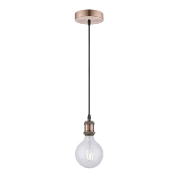 Leuchten Direkt 13570-20 - Luster na sajli DIY 1xE27/60W/230V bakrena