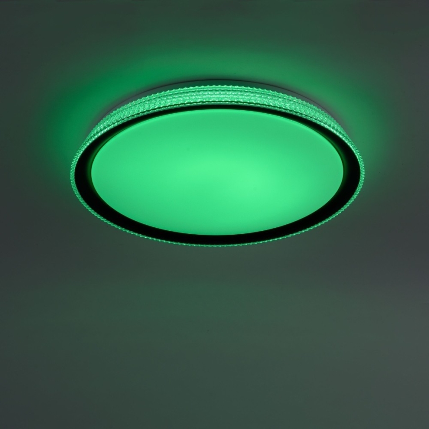 Leuchten Direkt 14339-21 - LED RGB Prigušiva stropna svjetiljka KARI LED/37W/230V Tuya 2700-5000K + daljinski upravljač