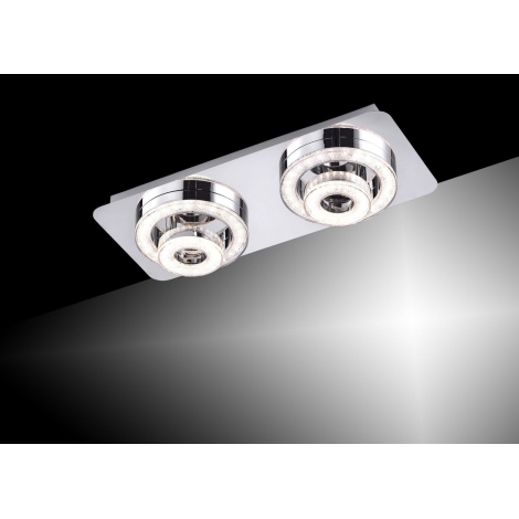Leuchten Direkt 14521-17 - LED Stropna svjetiljka TIM 2xLED/2,8W/230V + 2xLED/3,1W