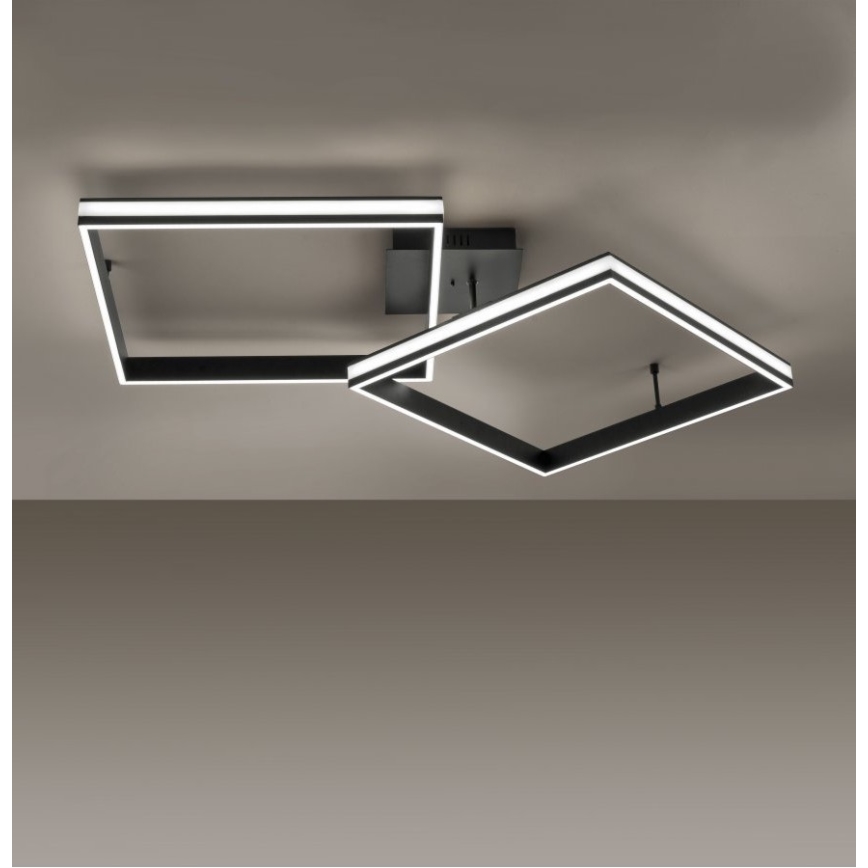 Leuchten Direkt 14700-18 - LED Prigušivi ugradbeni luster ELIS 2xLED/19W/230V + daljinski upravljač