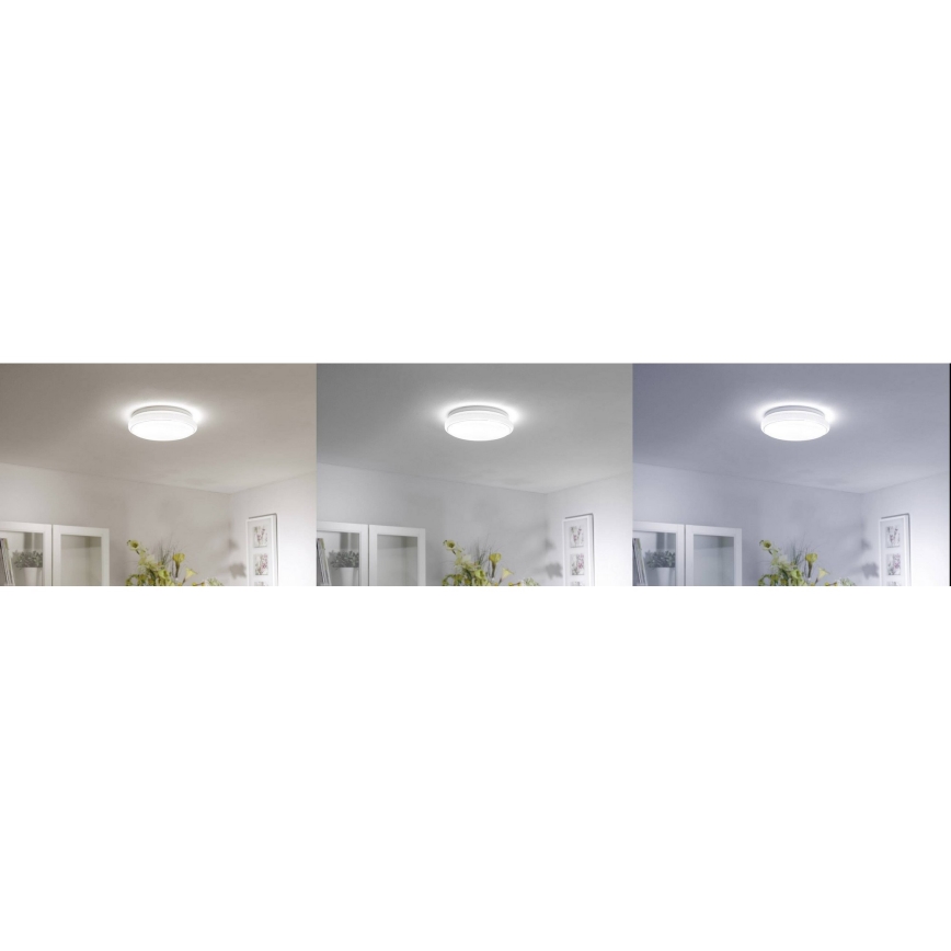 Leuchten Direkt 14742-16 - LED RGB Prigušiva stropna svjetiljka JUPI LOLASMART LED/18W/230V Tuya 2700-5000K + daljinski upravljač