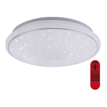 Leuchten Direkt 14743-16 - LED RGB Prigušiva stropna svjetiljka JUPI LED/28W/230V Tuya 2700-5000K + daljinski upravljač