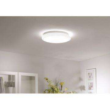 Leuchten Direkt 14744-16 - LED RGB Prigušiva stropna svjetiljka JUPI LOLASMART LED/32W/230V + daljinski upravljač
