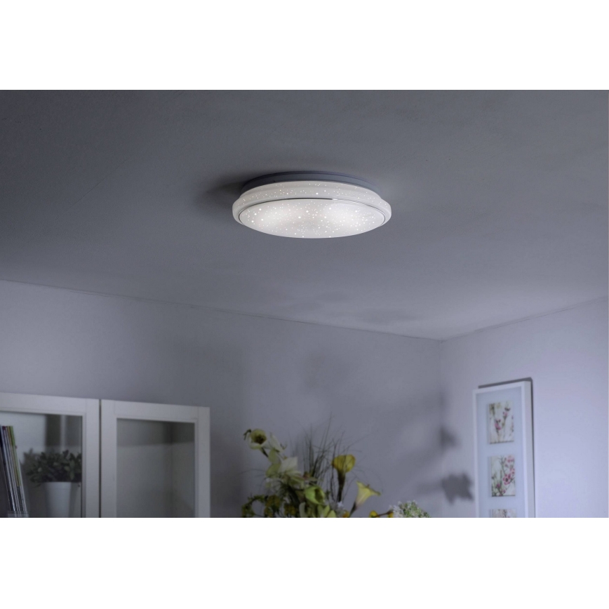 Leuchten Direkt 14744-16 - LED RGB Prigušiva stropna svjetiljka JUPI LOLASMART LED/32W/230V + daljinski upravljač
