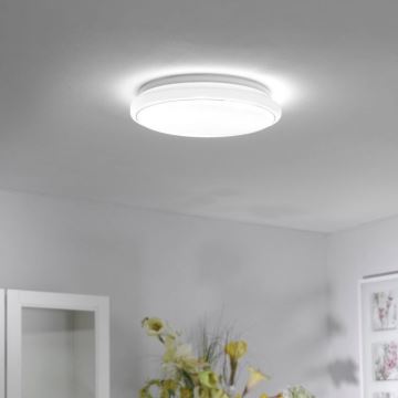 Leuchten Direkt 14744-16 - LED RGB Prigušiva stropna svjetiljka JUPI LOLASMART LED/32W/230V + daljinski upravljač