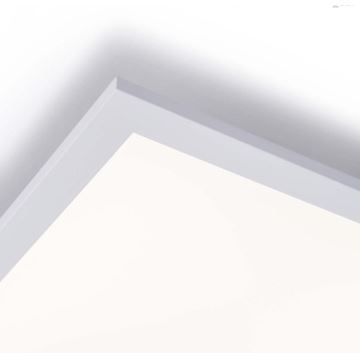 Leuchten Direkt 14757-21 - LED Prigušivi ugradbeni panel FLAT LED/36W/230V 2700-5000K srebrna + daljinski upravljač