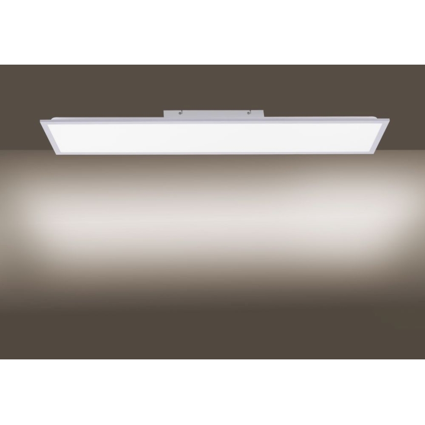Leuchten Direkt 14757-21 - LED Prigušivi ugradbeni panel FLAT LED/36W/230V 2700-5000K srebrna + daljinski upravljač