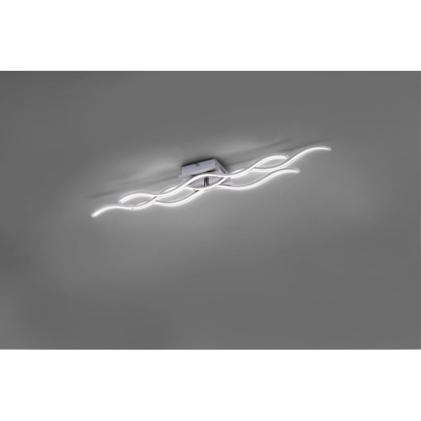 Leuchten Direkt 15166-55 - LED Ugradbeni luster WAWE LED/28W/230V mat krom