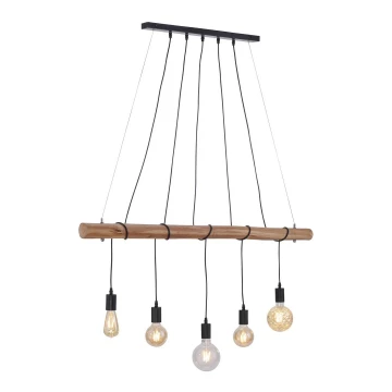 Leuchten Direkt 15515-18 - Luster na sajli DAMIAN 5xE27/60W/230V