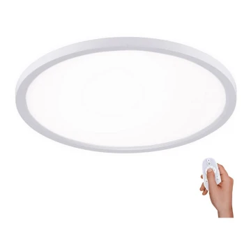 Leuchten Direkt 15571-16 - LED Prigušiva stropna svjetiljka FLAT LED/23,5W/230V 2700-5000K + daljinski upravljač