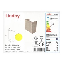 Lindby - LED Zidna svjetiljka YVA 2xLED/2,4W/230V