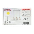 Lindby - Luster na sajli ELDA 3xE27/60W/230V