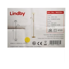 Lindby - Podna lampa JOST 1xE27/10W/230V + 1xE14/5W
