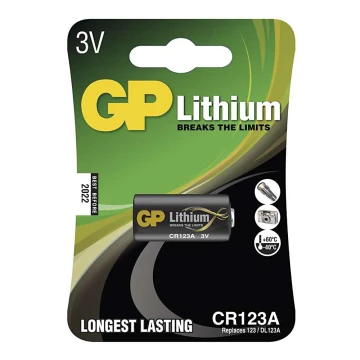 Litijska baterija CR123A GP LITHIUM 3V/1400 mAh