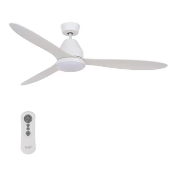 Lucci air 213043 - LED Stropni ventilator WHITEHAVEN GX53/17W/230V bijela + daljinski upravljač