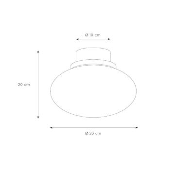 Lucide 03140/23/65 - Stropna svjetiljka LORENA 1xE27/40W/230V IP44 crna