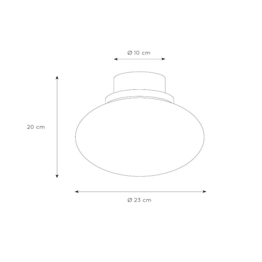 Lucide 03140/23/65 - Stropna svjetiljka LORENA 1xE27/40W/230V IP44 crna