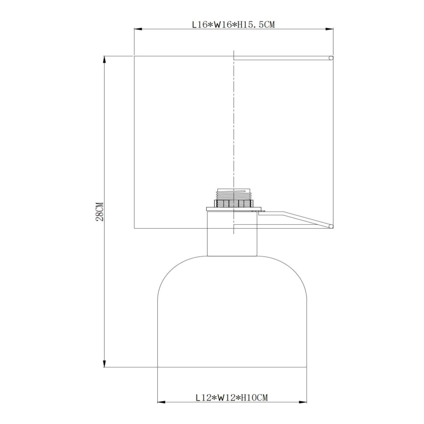 Lucide 10516/01/33 - Stolna lampa WOOLLY 1xE14/40W/230V zelena