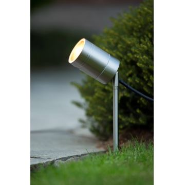 Lucide 14868/05/12 - LED Vanjska lampa ARNE-LED 1xGU10/5W/230V mat krom IP44