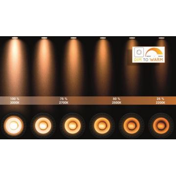 Lucide 17906/16/31 - LED Prigušiva reflektorska svjetiljka LANDA 3xGU10/5W/230V bijela