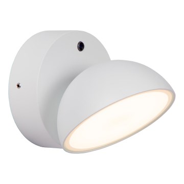 Lucide 22865/12/31 - LED Vanjska zidna svjetiljka sa senzorom FINN LED/12W/230V IP54 bijela