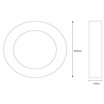 Lucide 28116/18/31 - LED Prigušiva stropna svjetiljka za kupaonicu BRICE LED/12W/230V pr. 18 cm IP44 bijela