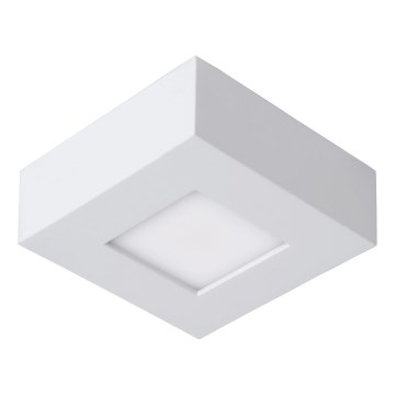 Lucide 28117/11/31 - LED Prigušiva stropna svjetiljka za kupaonicu BRICE LED/8W/230V 10,8x10,8 cm IP44 bijela