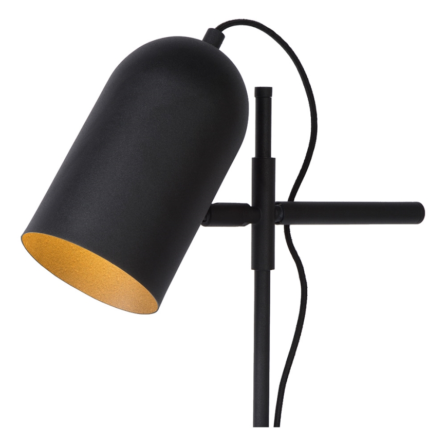 Lucide 45584/01/30 - Stolna lampa EDEK 1xE27/40W/230V crna