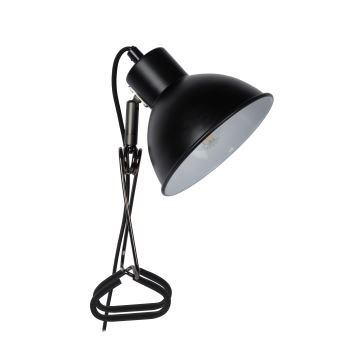 Lucide 45987/01/30 - Lampa s kvačicom MOYS 1xE27/40W/230V crna