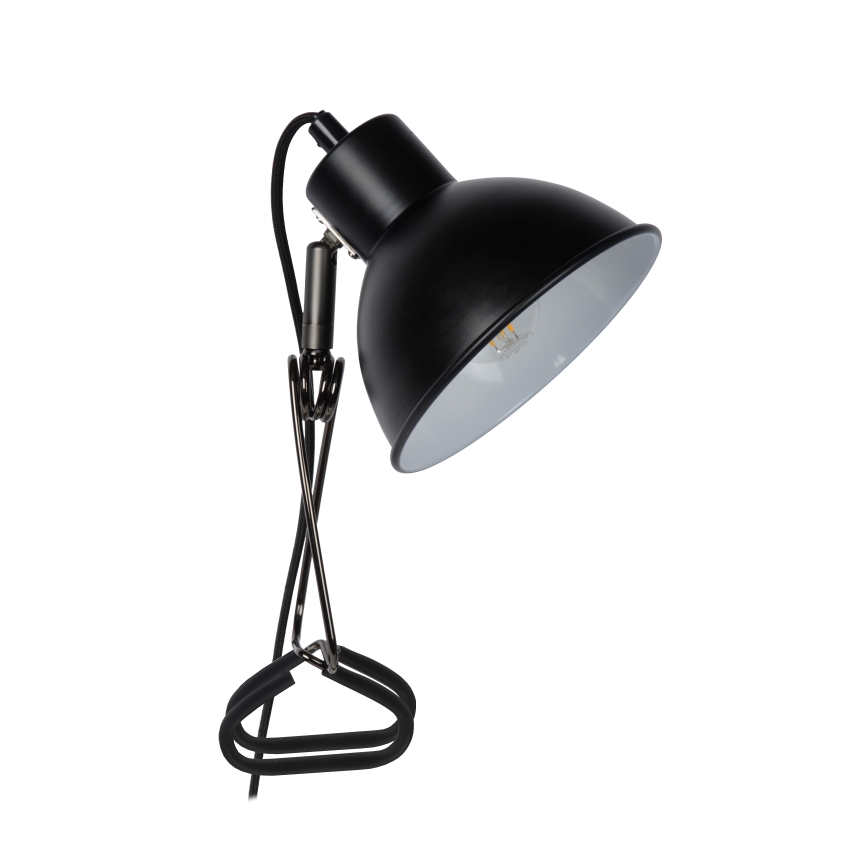 Lucide 45987/01/30 - Lampa s kvačicom MOYS 1xE27/40W/230V crna