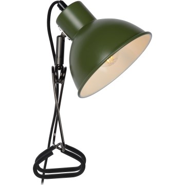 Lucide 45987/01/33 - Lampa s kvačicom MOYS 1xE27/40W/230V zelena