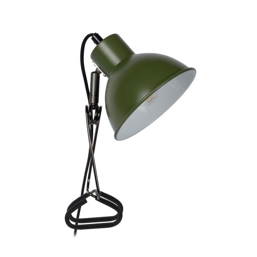 Lucide 45987/01/33 - Lampa s kvačicom MOYS 1xE27/40W/230V zelena