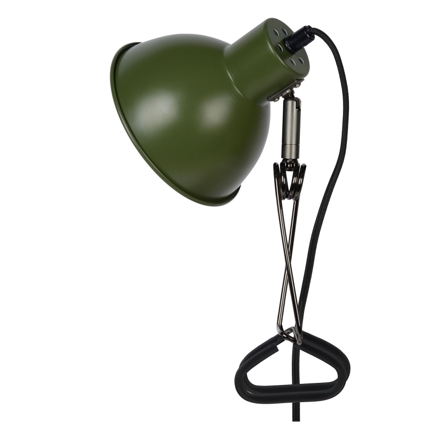 Lucide 45987/01/33 - Lampa s kvačicom MOYS 1xE27/40W/230V zelena