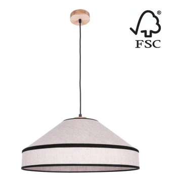 Luster na sajli AMIGO 1xE27/60W/230V hrast – FSC certificirano