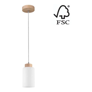 Luster na sajli BOSCO 1xE27/60W/230V – FSC certificirano