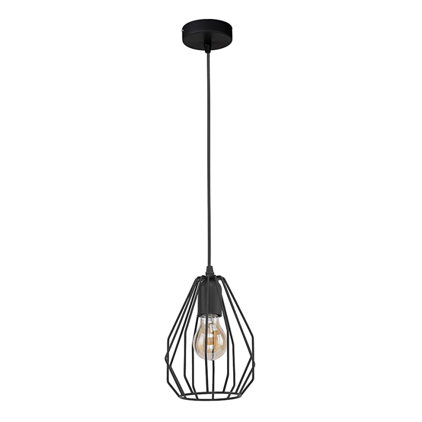 Luster na sajli BRYLANT BLACK 1xE27/60W/230V