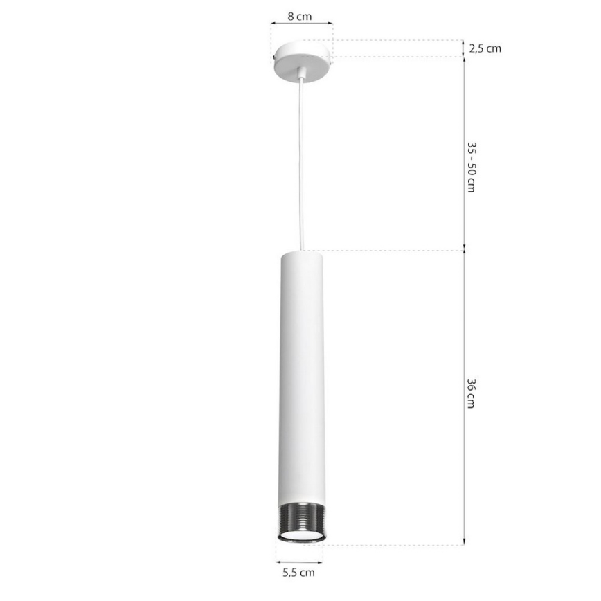 Luster na sajli DANI 1xGU10/8W/230V